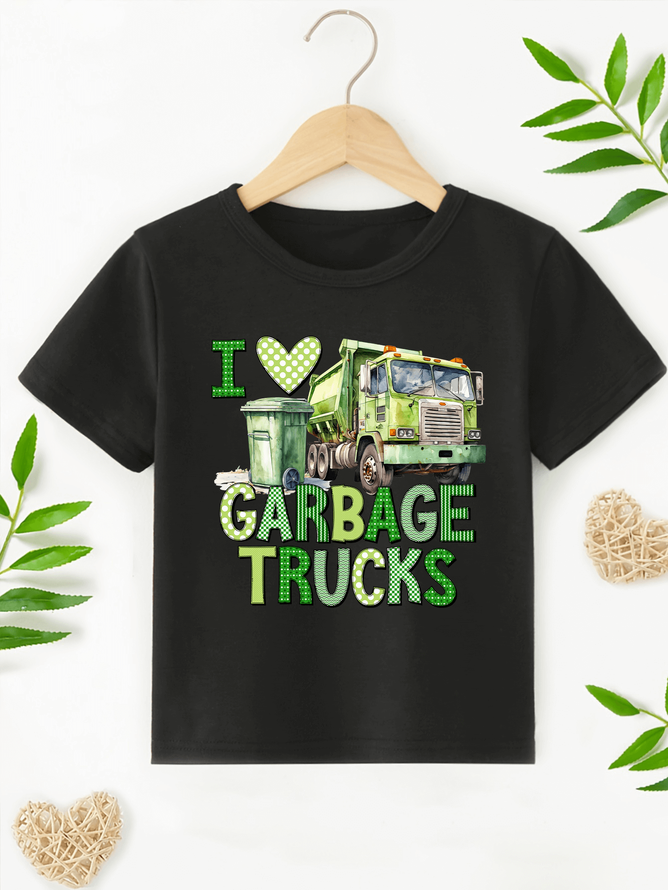 I Love Garbage Trucks T-Shirt