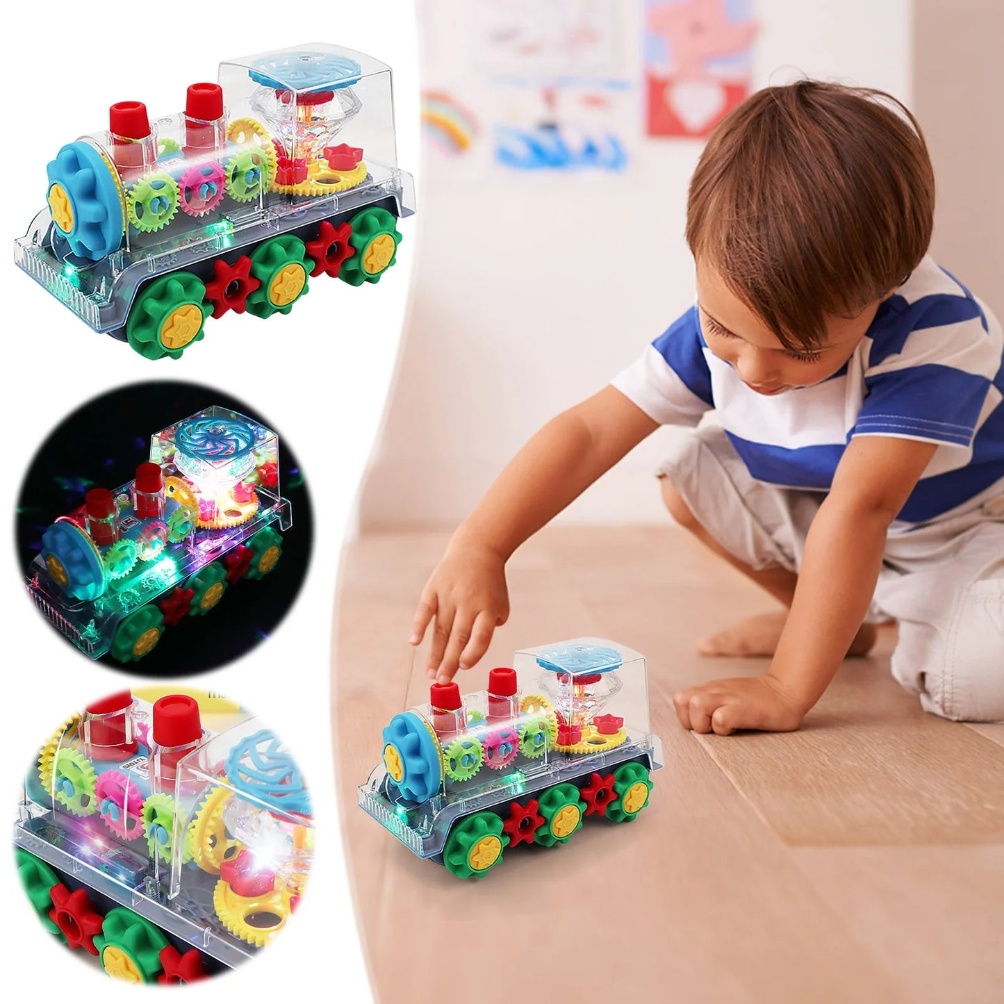 Funky Gear Train LED Toy