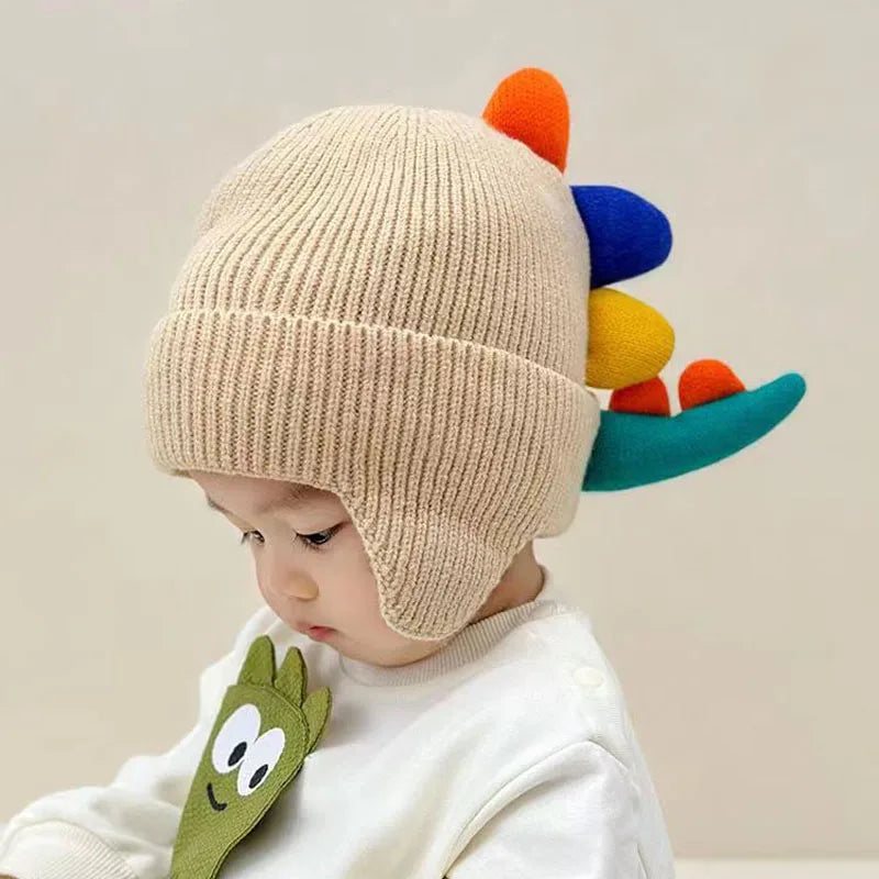 3D Dinosaur Beanie (2-7 years)