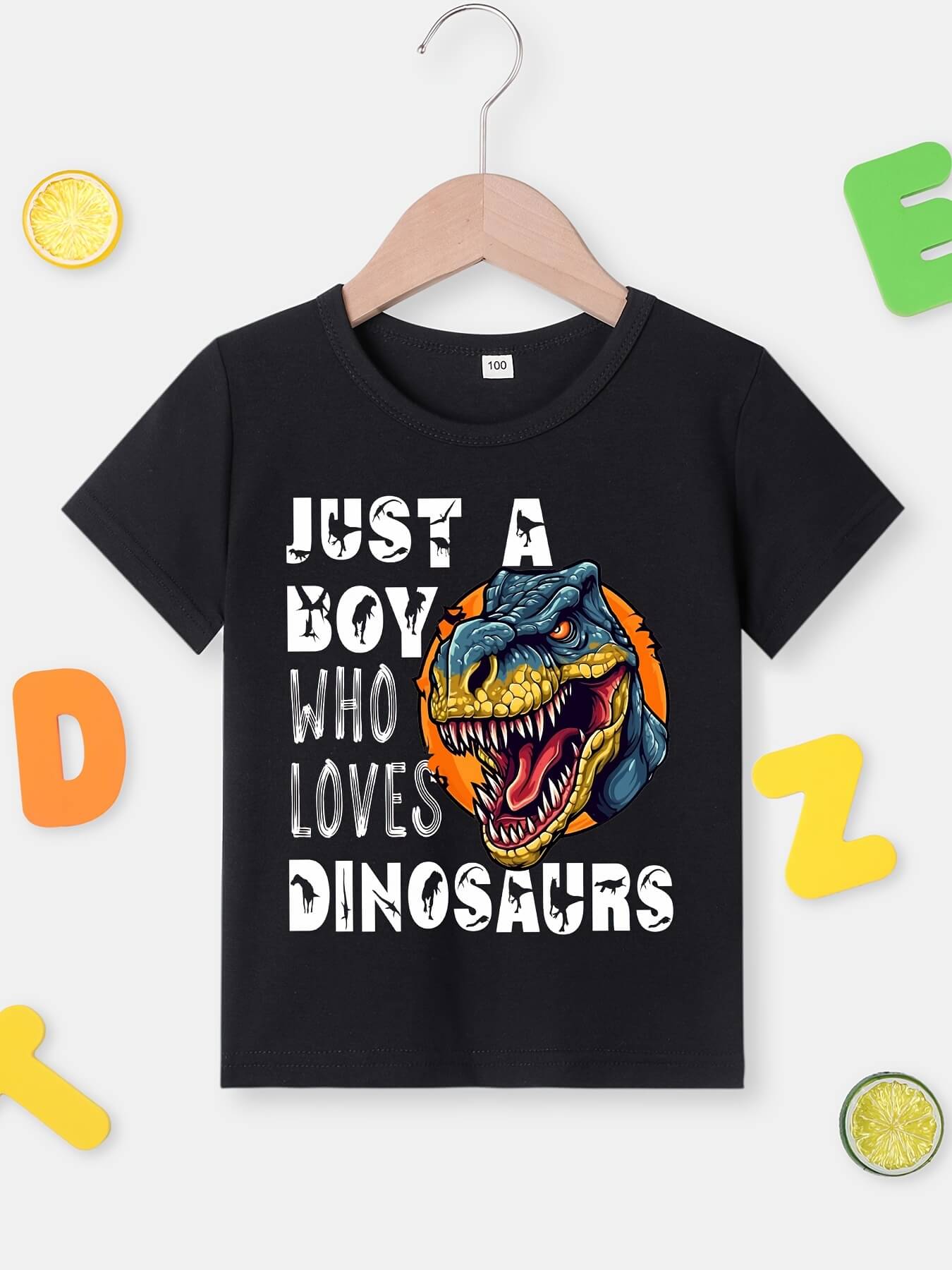 Just a Boy Who Loves Dinosaurs T-Shirt