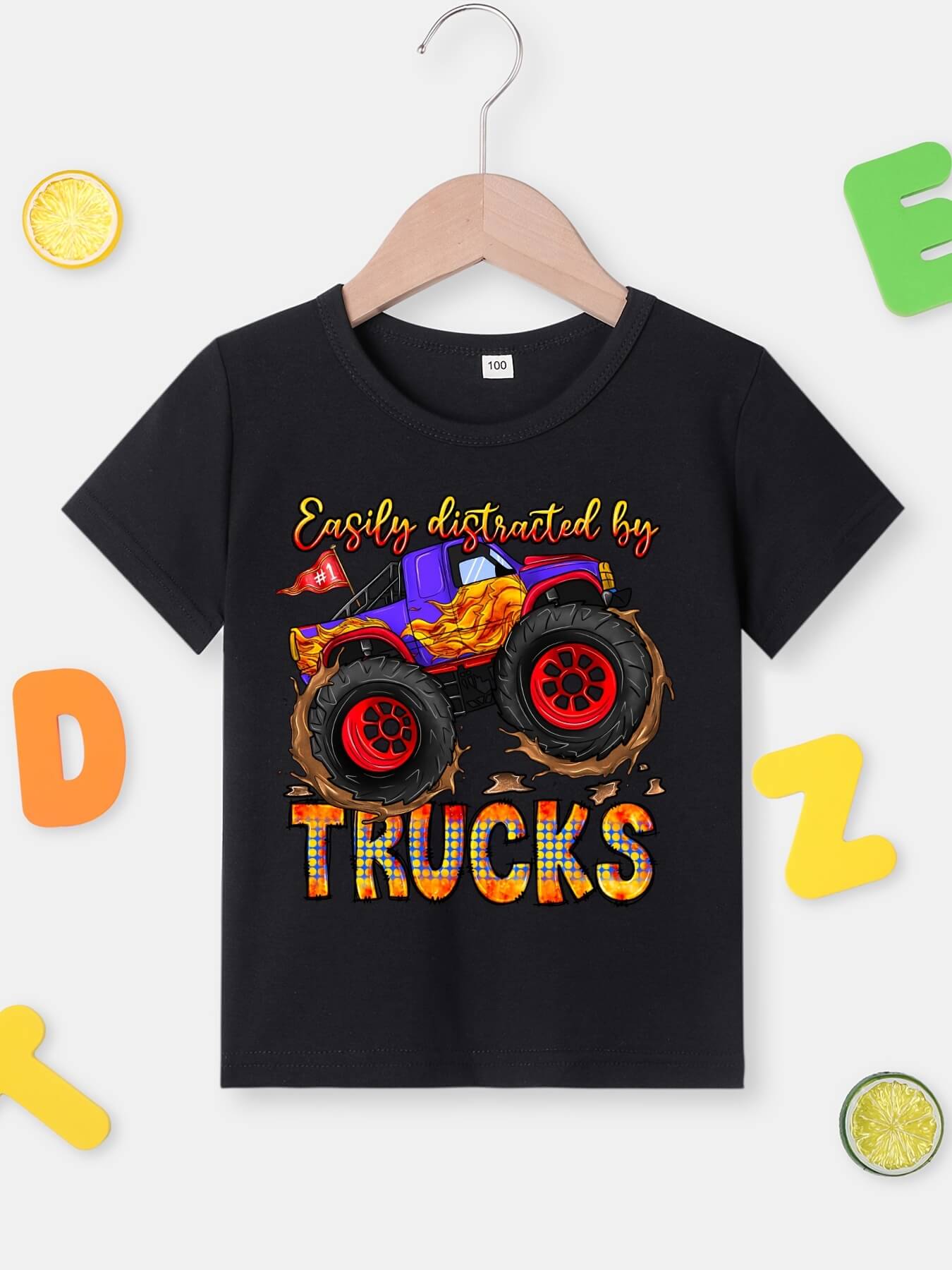 Easily Distracted by Trucks T-Shirt