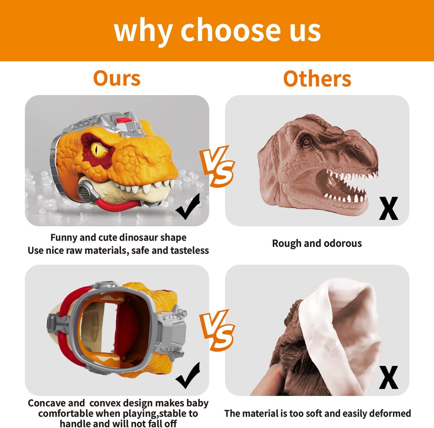 Dino-Bite Realistic Hand Puppet