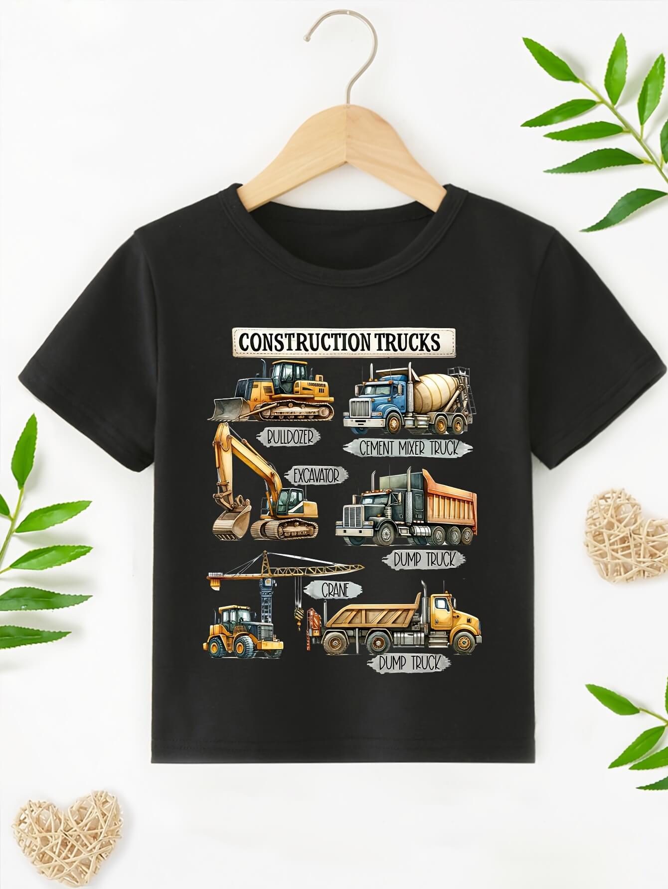 Construction Trucks T-Shirt