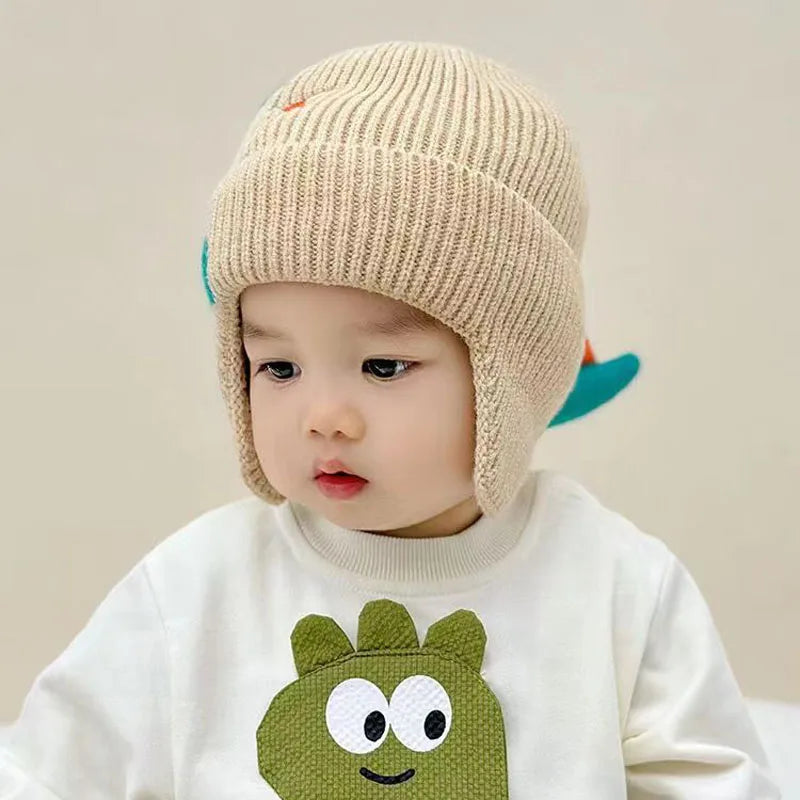 3D Dinosaur Beanie (2-7 years)