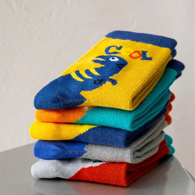 Happy Dino Socks (5 Pairs)