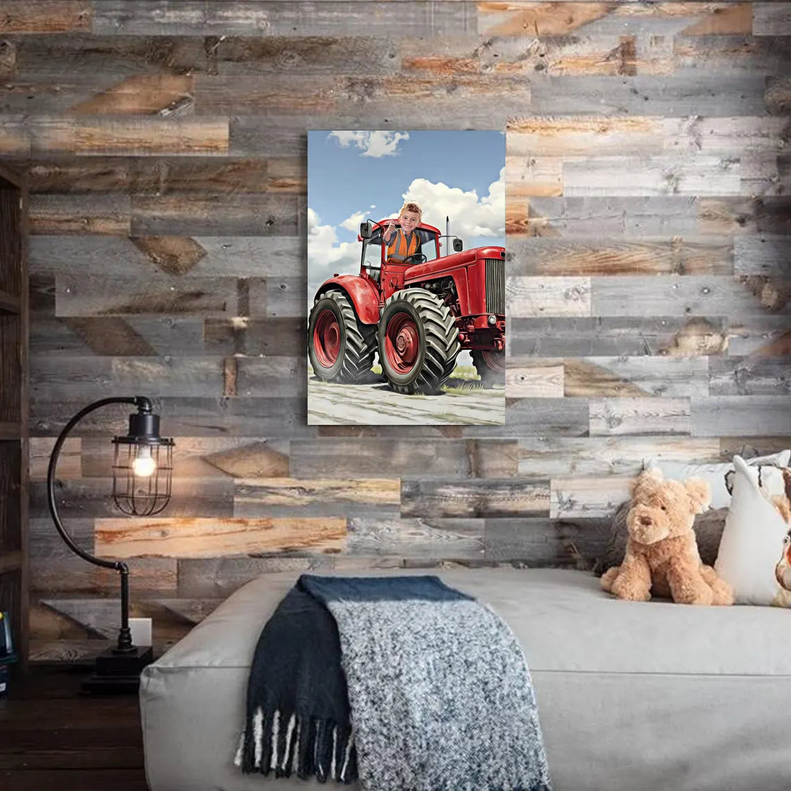 Personalized Tractor Portrait