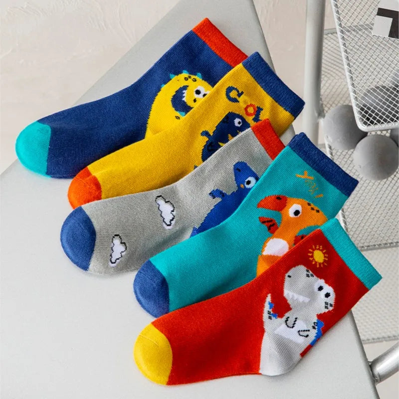 Happy Dino Socks (5 Pairs)