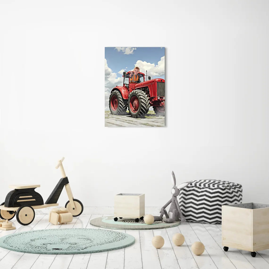 Personalized Tractor Portrait