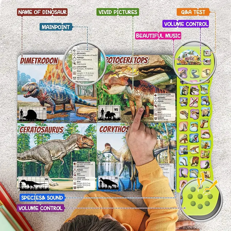 Interactive Dinosaur Study Book