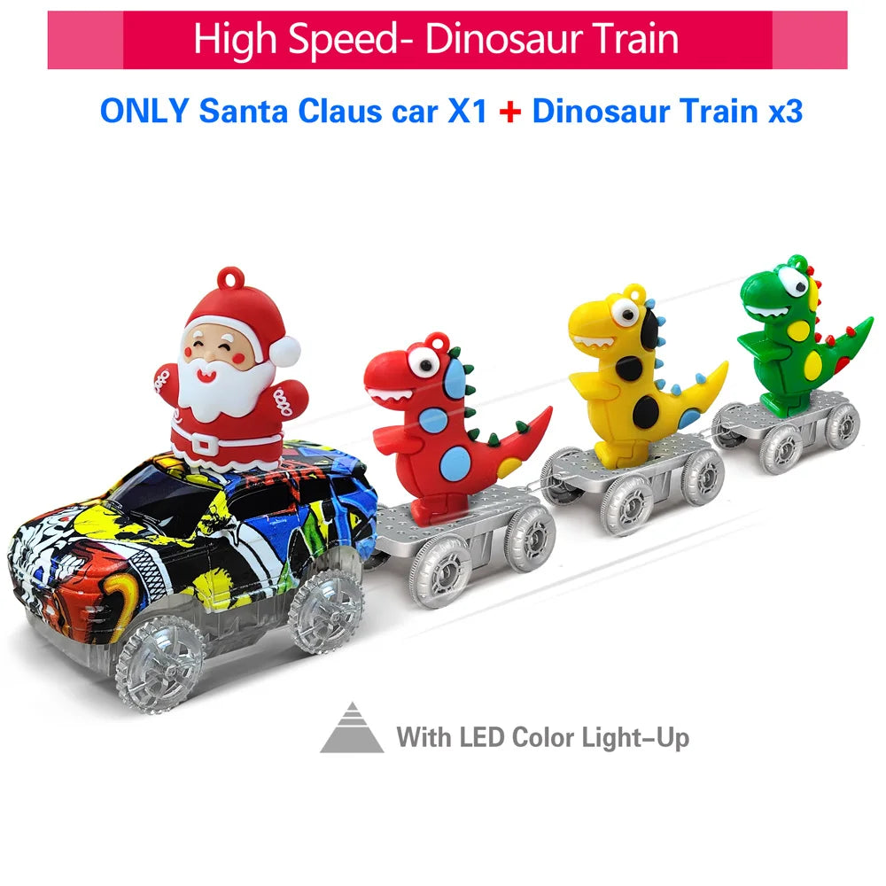Santa-Rex Christmas Train Set