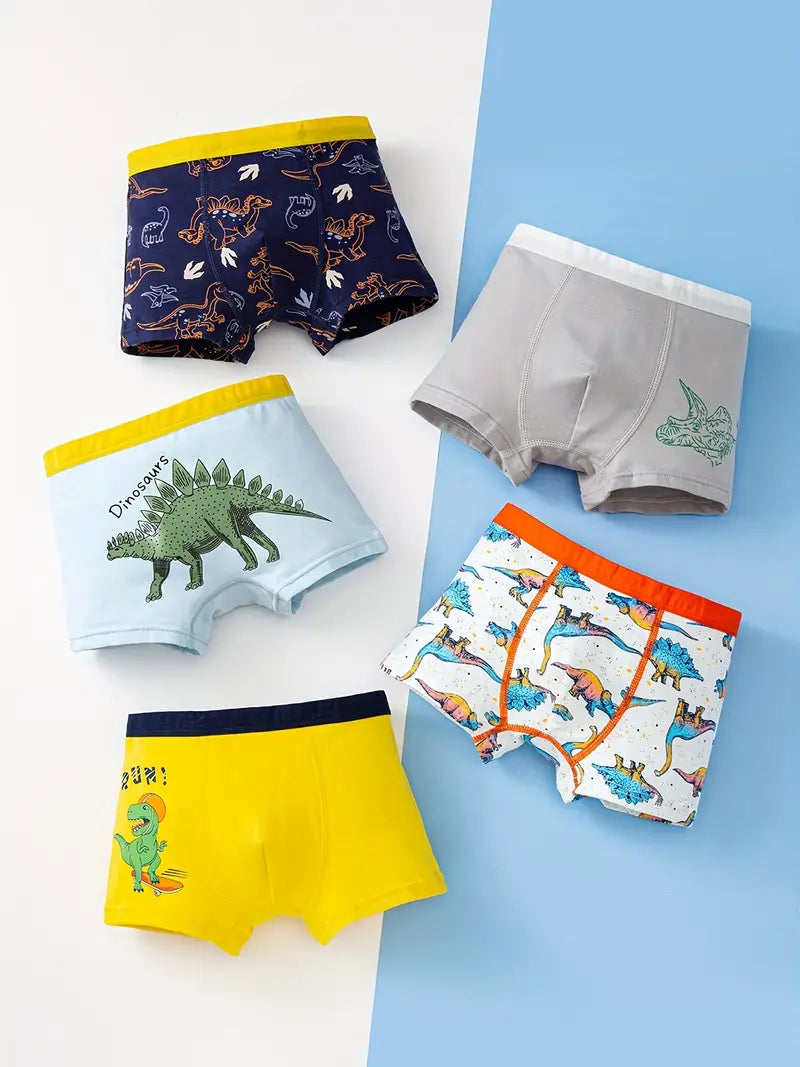 Dinosaur Boxer Briefs (Pack of 5)