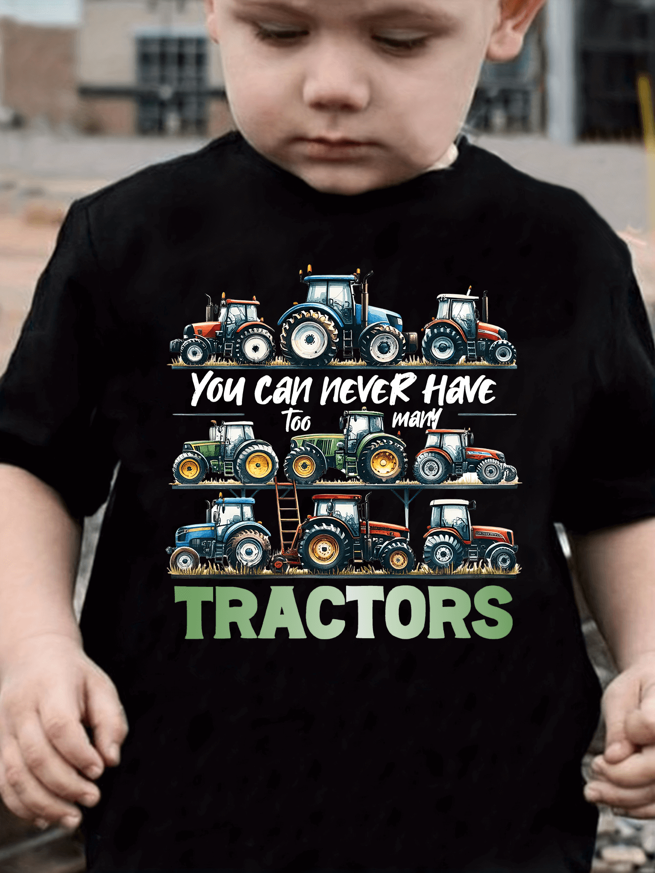 Never Too Many Tractors T-Shirt