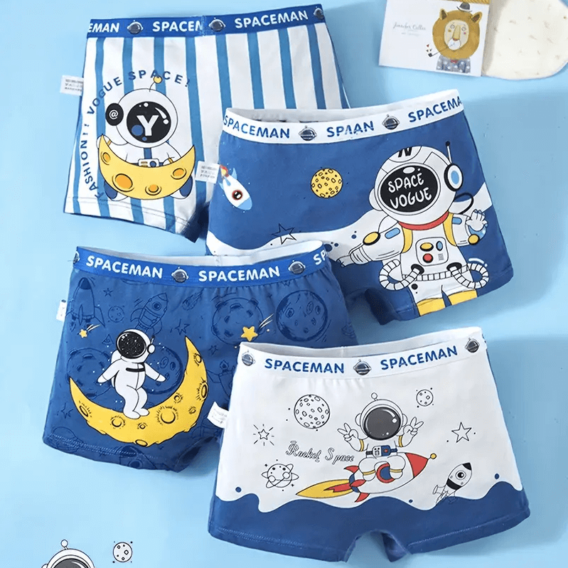 Astronaut Boxer Briefs (Pack of 4)