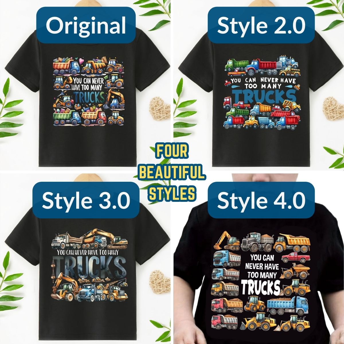 Never Too Many Trucks T-Shirt