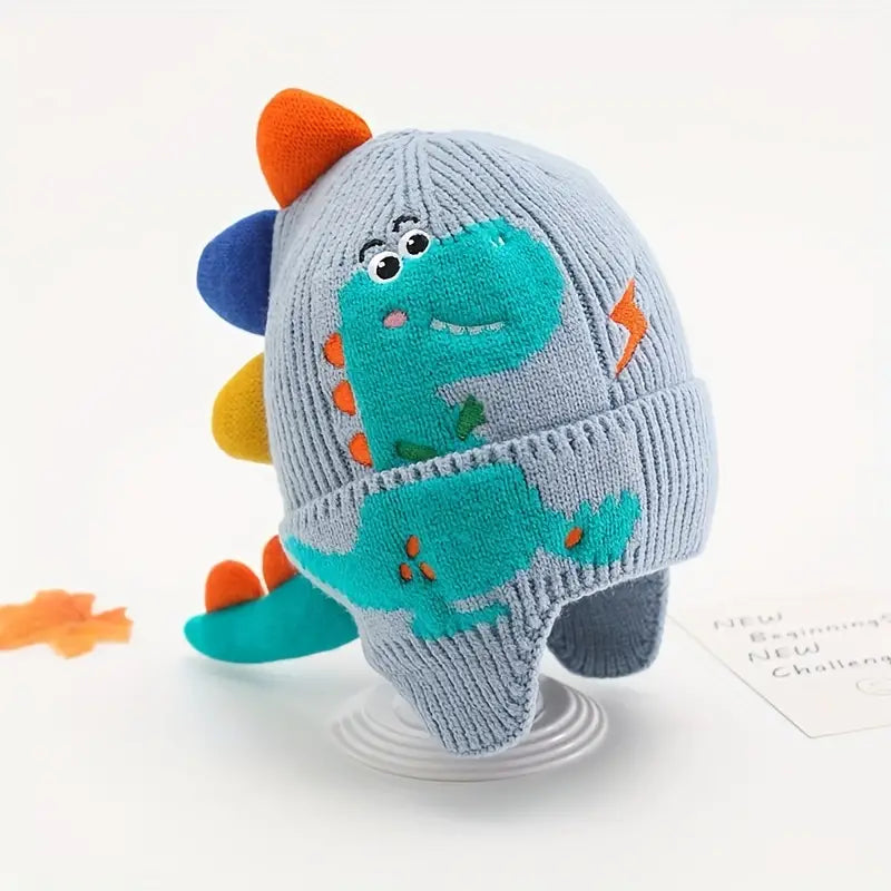 3D Dinosaur Beanie (2-7 years)