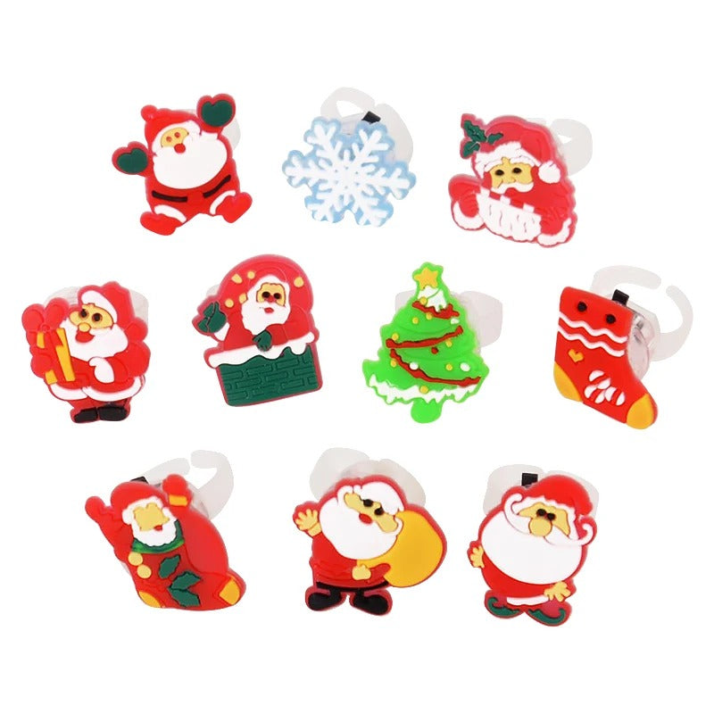 Christmas LED Light Up Rings