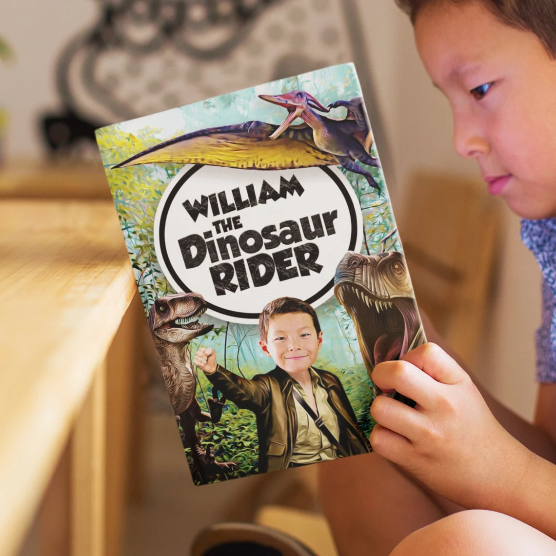 Personalized Dinosaur Book