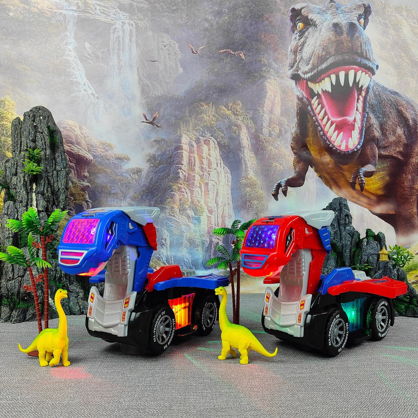 Transforming Brachiosaurus LED Car