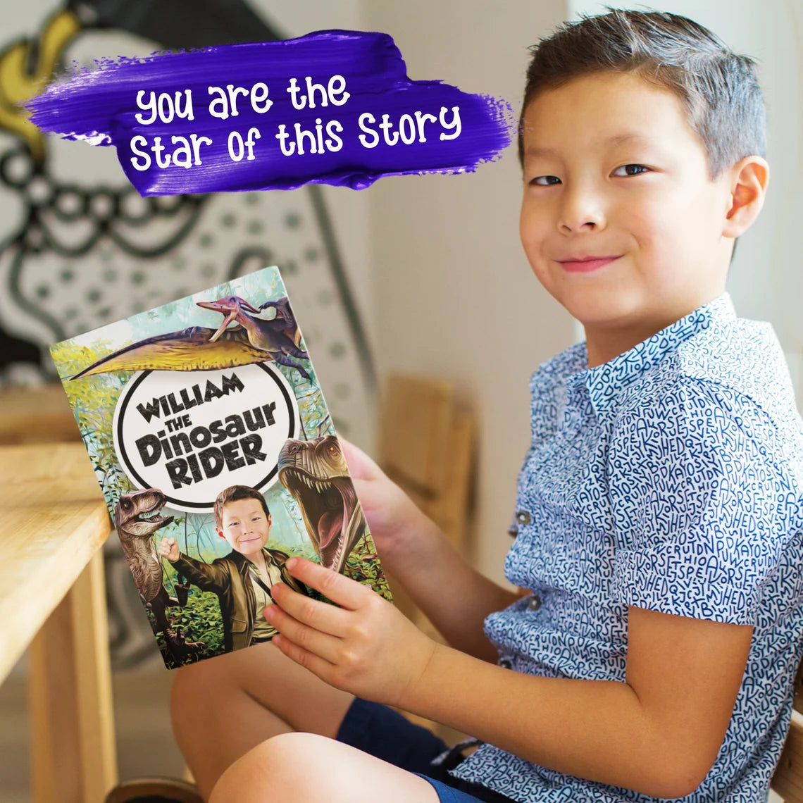 Personalized Dinosaur Book