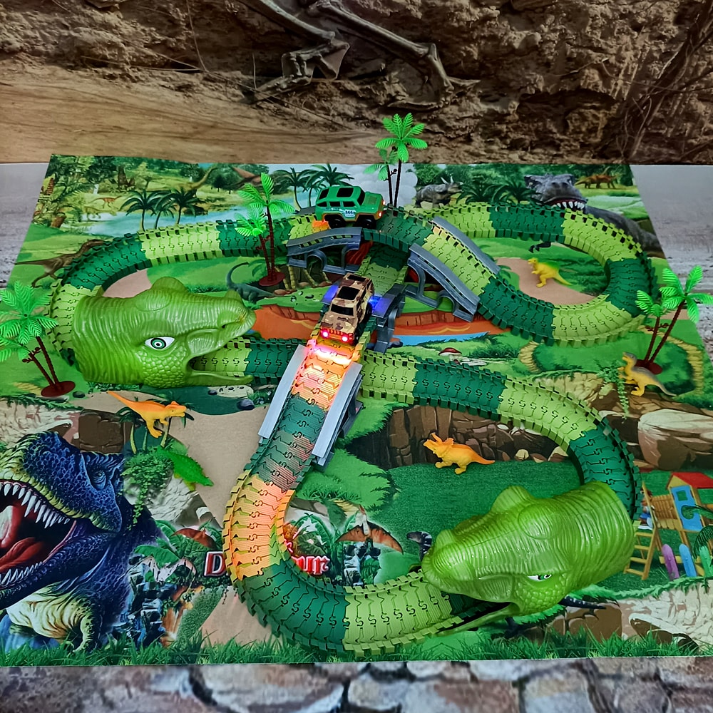 Dino Kingdom™ Track Set with Playmat