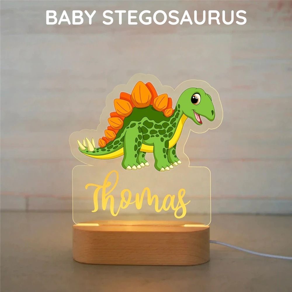 Personalized Dinosaur Nightlight