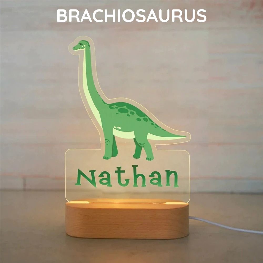 Personalized Dinosaur Nightlight