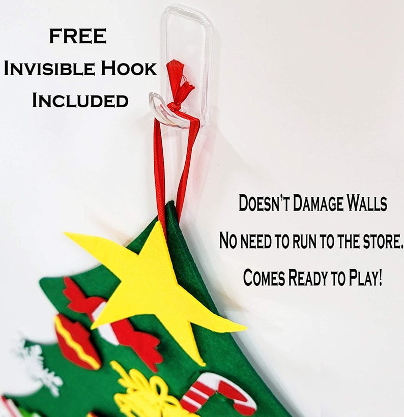 DIY Felt Christmas Tree with Ornaments