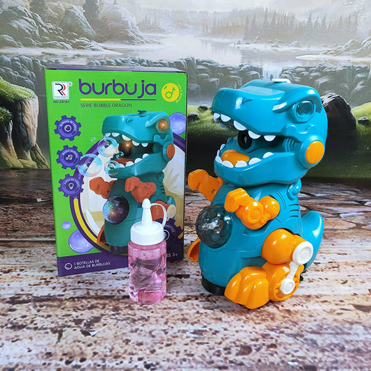 Dinosaur Bubble Machine LED Toy