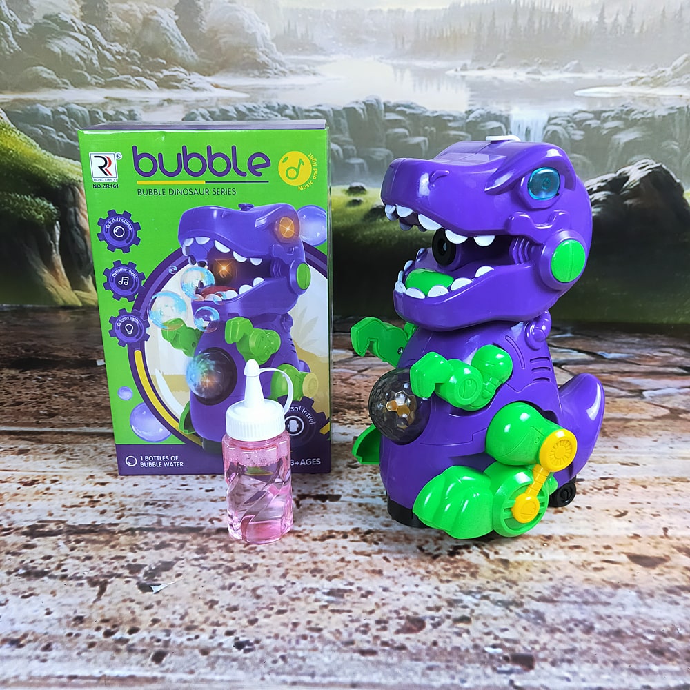 Dinosaur Bubble Machine LED Toy