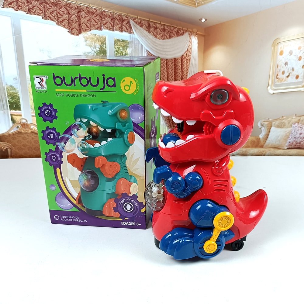 Dinosaur Bubble Machine LED Toy