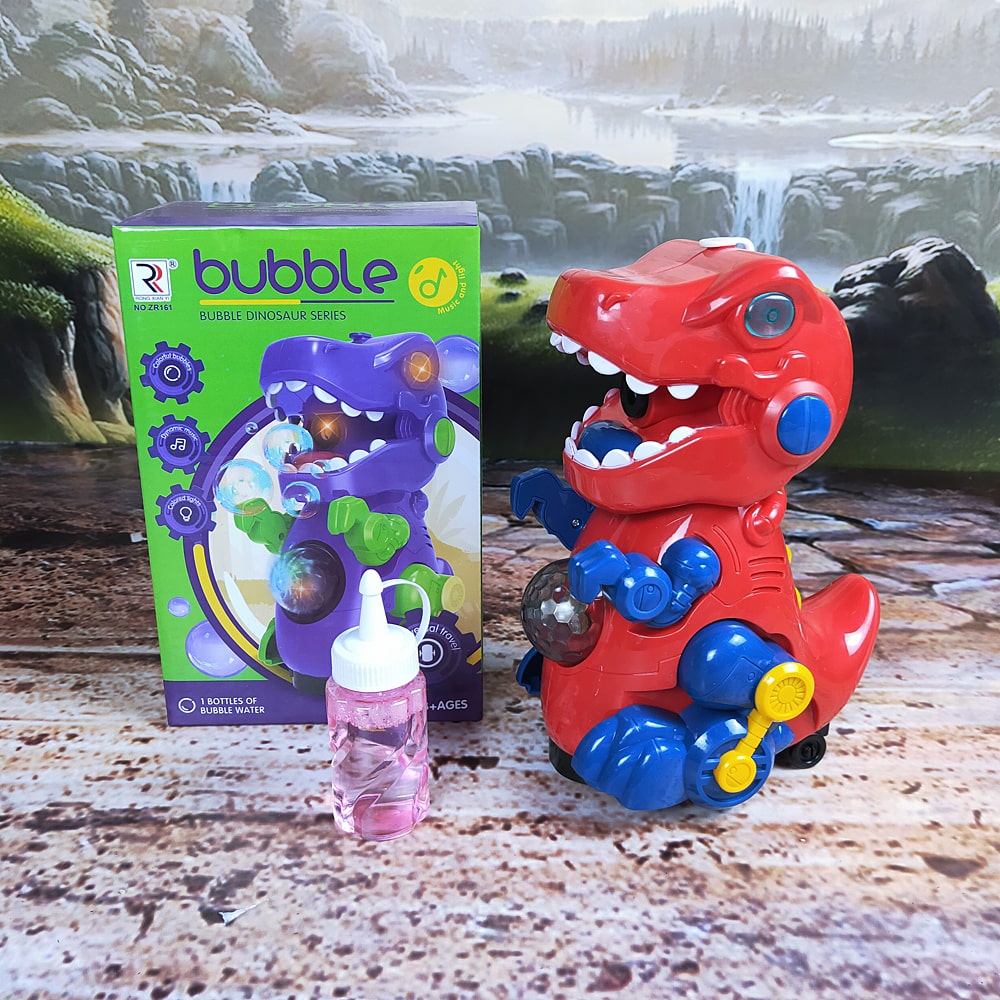 Dinosaur Bubble Machine LED Toy