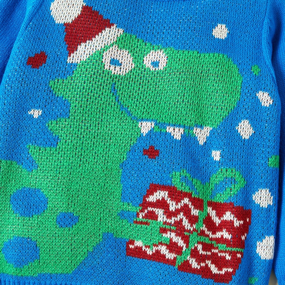 Dinosaur Christmas Sweater