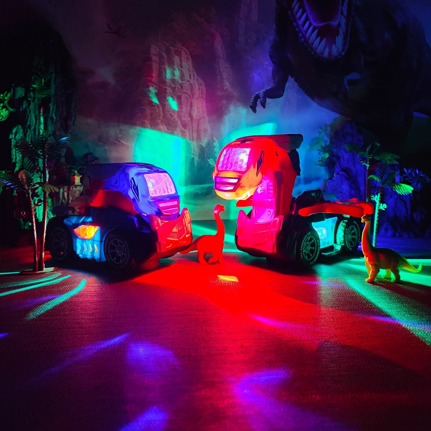Transforming Brachiosaurus LED Car