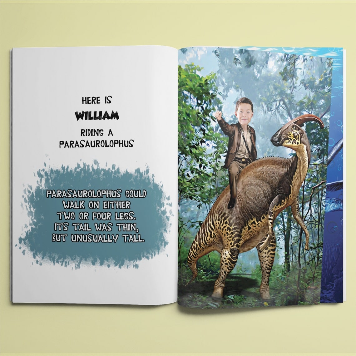 Personalized Dinosaur Book