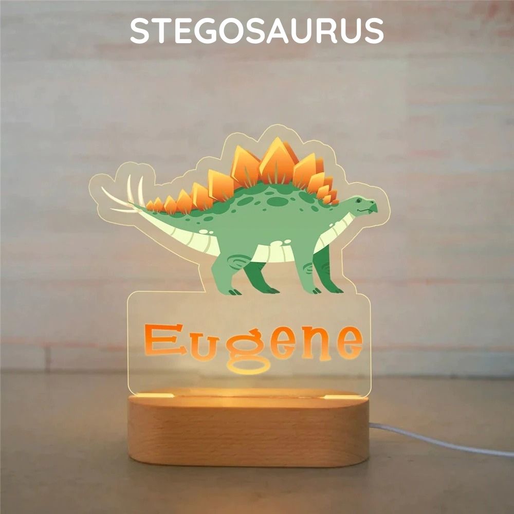 Personalized Dinosaur Nightlight