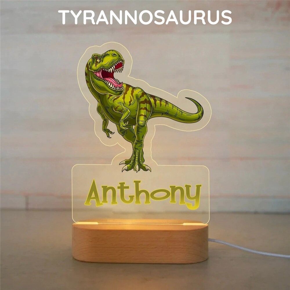 Personalized Dinosaur Nightlight