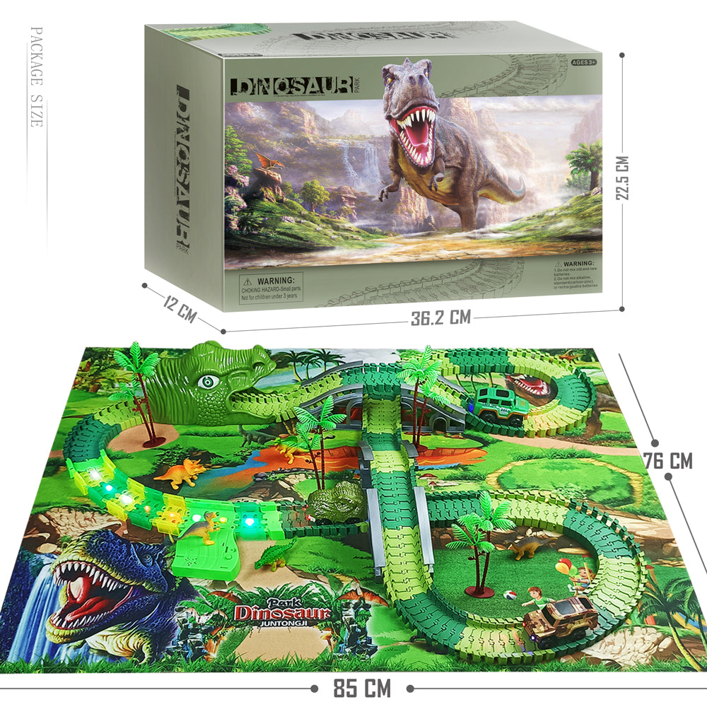 Light-Up Dinosaur Track Set with Sound
