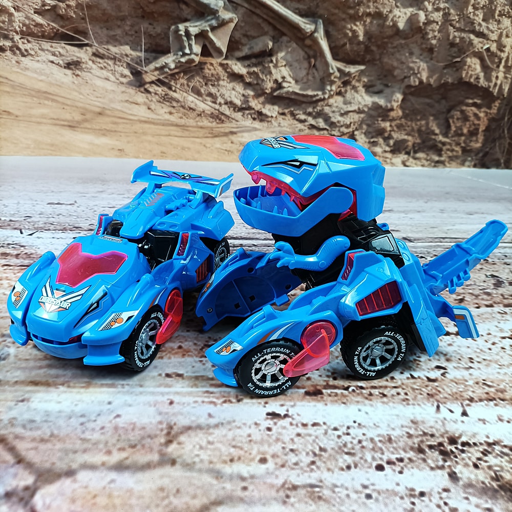 Transforming Dinosaur LED Car