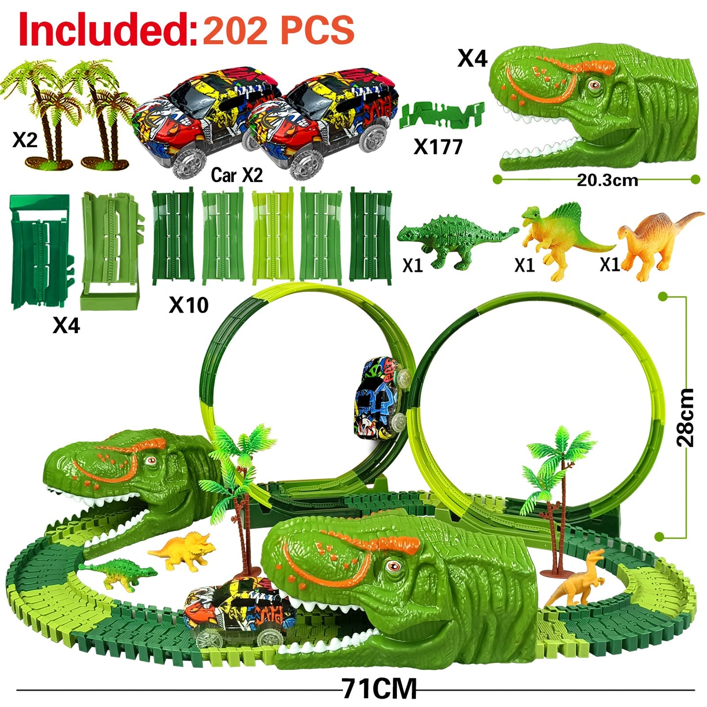 The Ultimate Dino 360 Track Set™