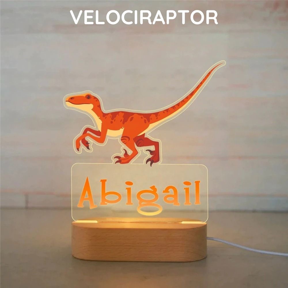 Personalized Dinosaur Nightlight