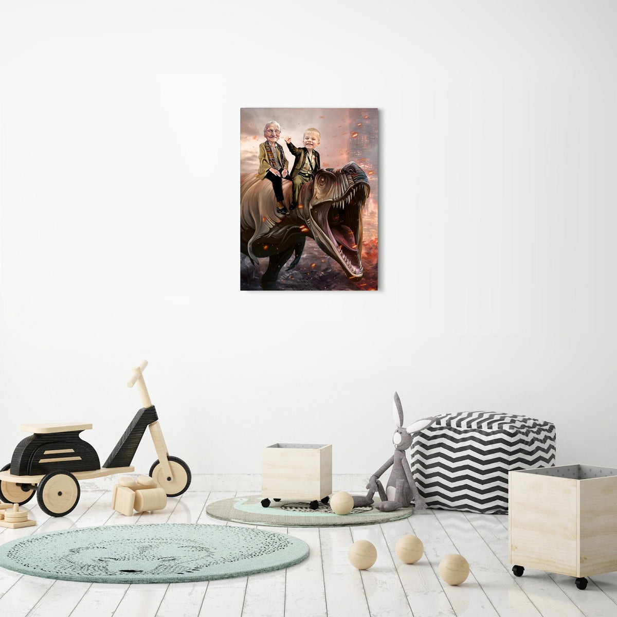 The Dino Riders Canvas