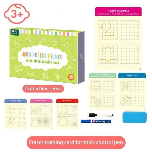 Draw the Line Wipe Clean Activity Book
