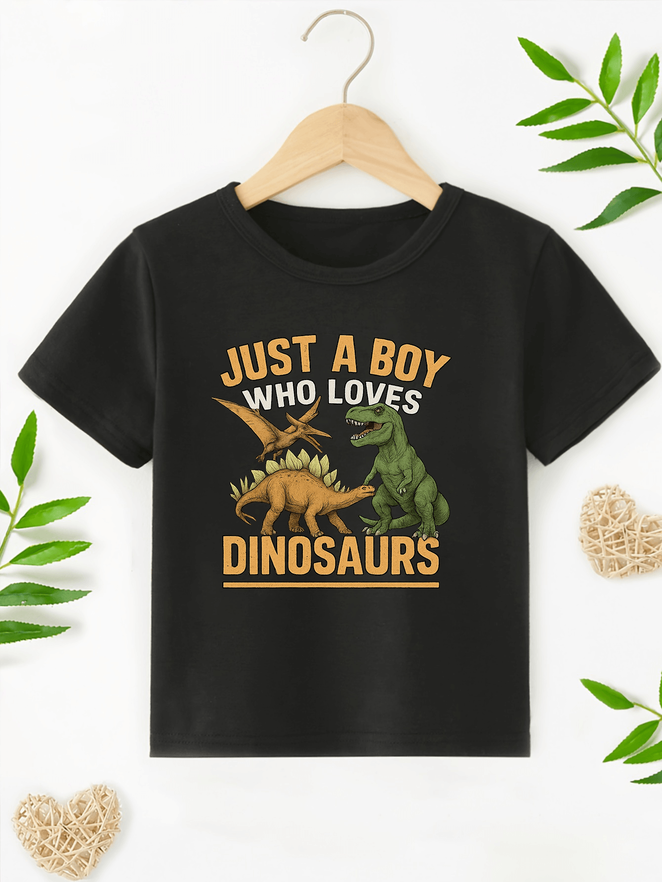 Just a Boy Who Loves Dinosaurs T-Shirt