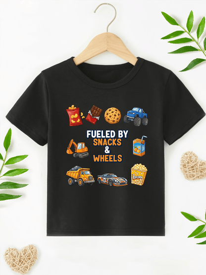 Fueled by Snacks & Wheels T-Shirt