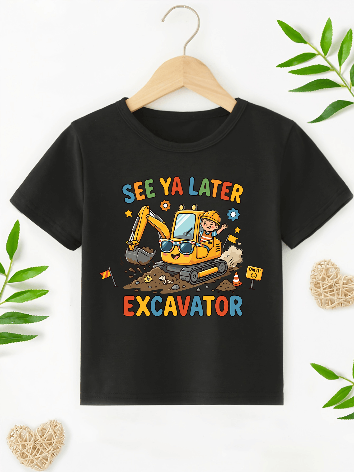 Happy See Ya Later Excavator T-Shirt