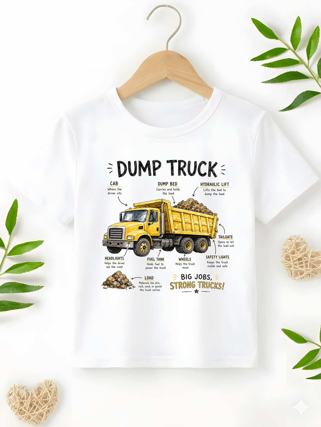 Dump Truck Guide T-Shirt