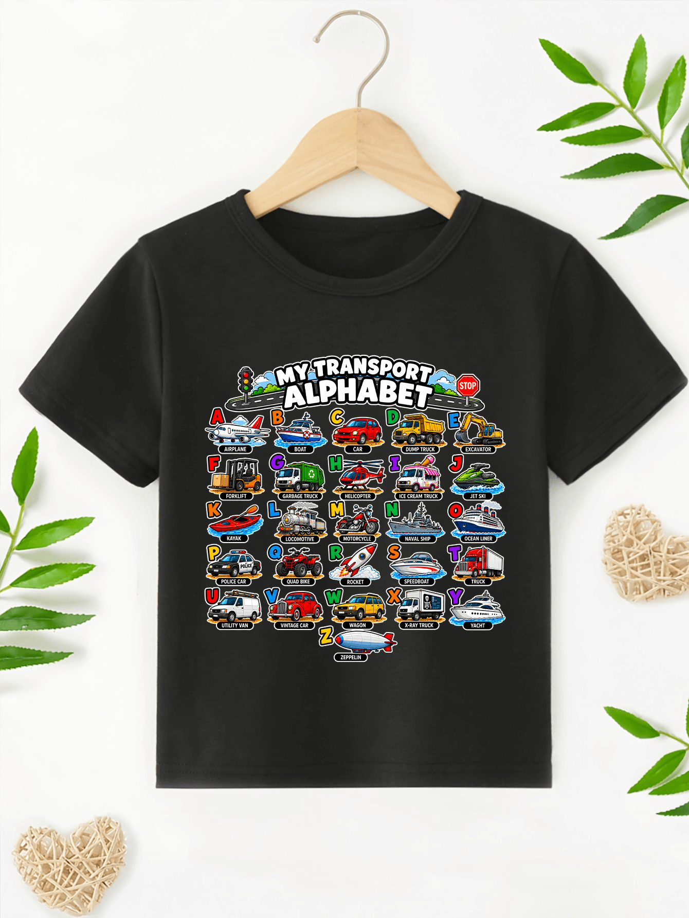 My Transport Alphabet T-Shirt