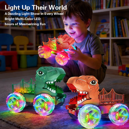 Dino Truck LED Toy (Pack of 2)
