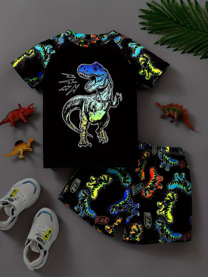 Dino Glow 2-Piece Clothing Set