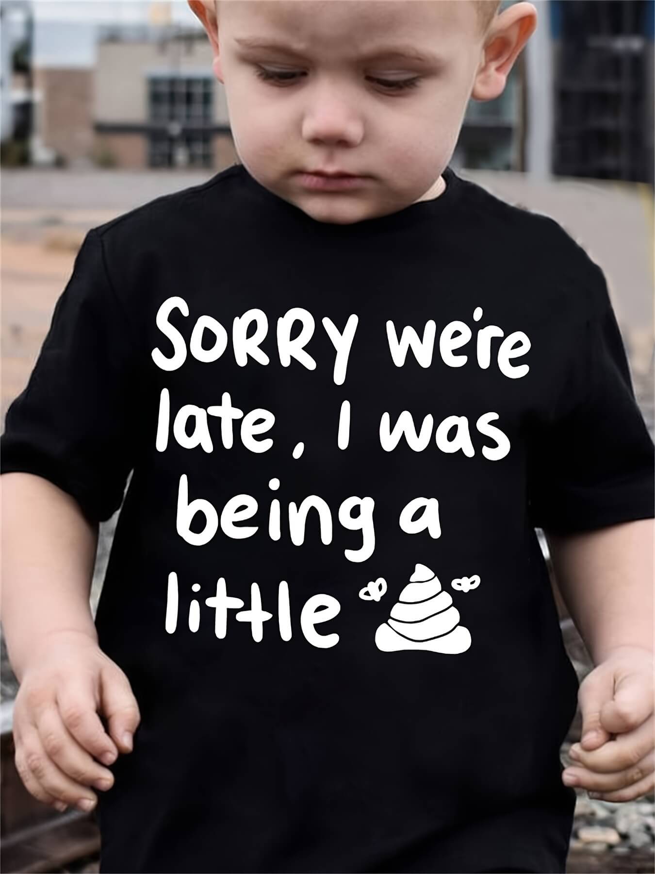 Sorry We're Late T-Shirt